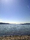 Der Blick von der Insel Reichenau auf den Bodensee